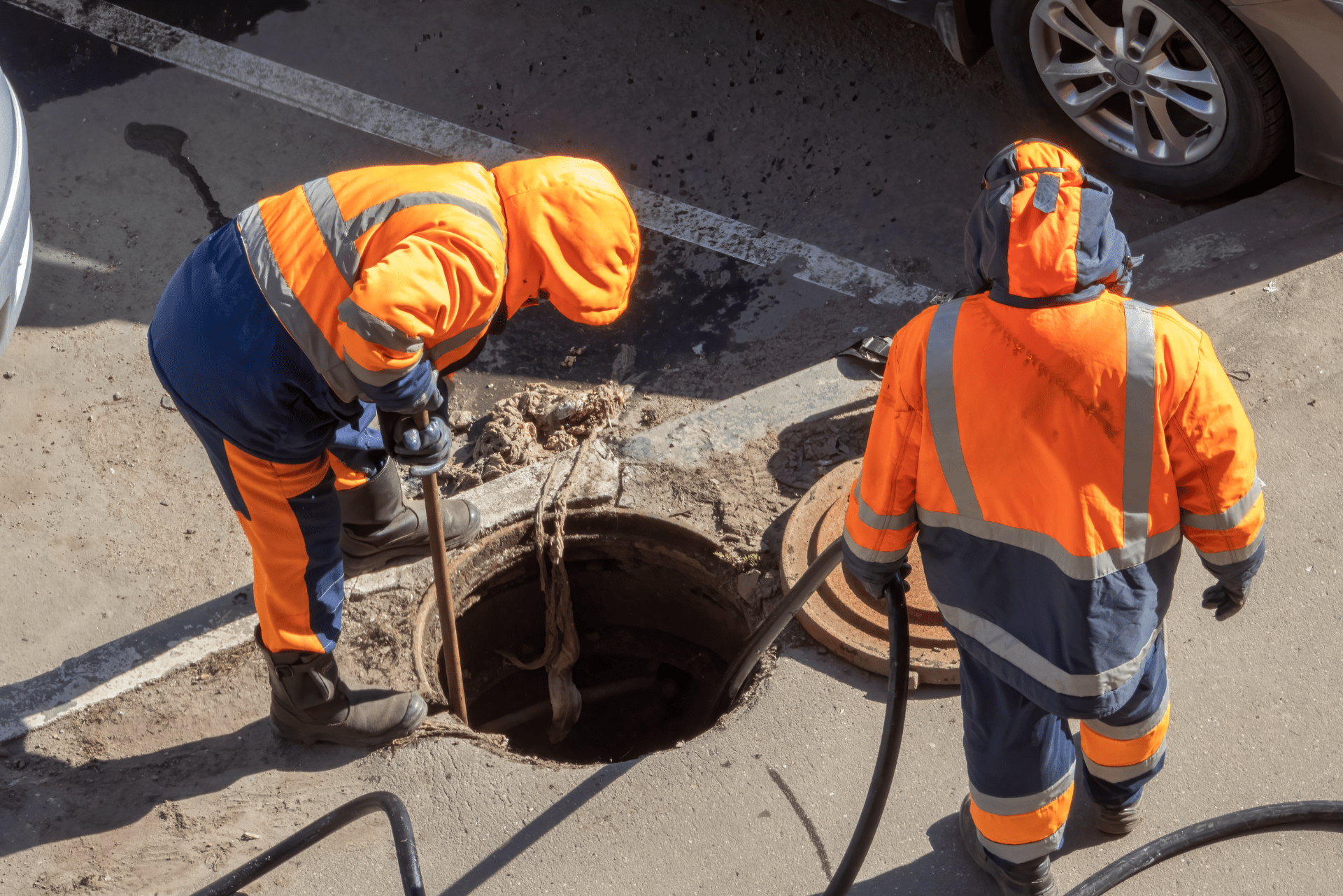 Professional Drain Cleaner Unclogging Drain In Melrose, MA