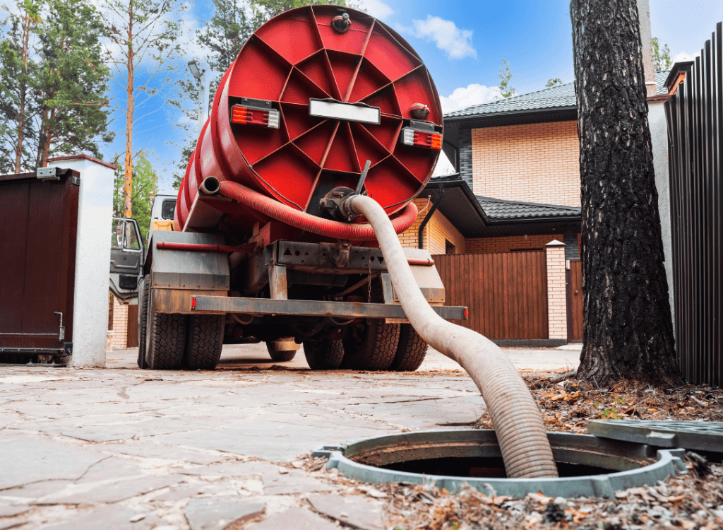 24 Hour Sewer Cleaners Clearting Out A Main Sewer Line Clog